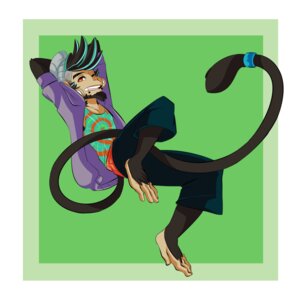 Rating: Safe Score: 0 Tags: 1:1 anthro e621 feet fur hair hands_behind_head haplorhine hi_res hindpaw male mammal mitarashi monkey multicolored_hair open_mouth paws piercing prehensile_feet primate red_eyes solo teeth toes two_tone_hair User: bunchy7s