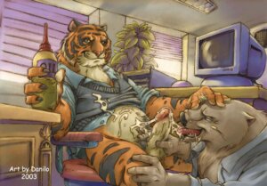 Rating: Explicit Score: 0 Tags: 2003 anthro balls bear bodily_fluids bottomless clothed clothing computer cum cum_in_mouth cum_inside cum_on_face cum_on_tongue duo e621 electronics erection felid furryrevolution genital_fluids genitals humanoid_genitalia humanoid_penis inside male male/male male_penetrated male_penetrating male_penetrating_male mammal messy oral pantherine penetration penis polar_bear sex sitting tiger tongue tongue_out ursine User: bunchy7s