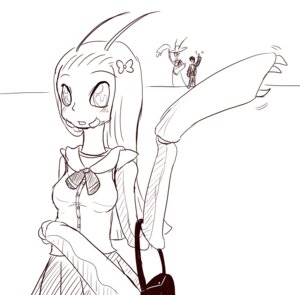 Rating: Safe Score: 0 Tags: arthropod blush dungeons_and_dragons e621 female gesture hasbro human hybrid insect mammal mandibles mantis thri-kreen unknown_artist waving wizards_of_the_coast User: bunchy7s