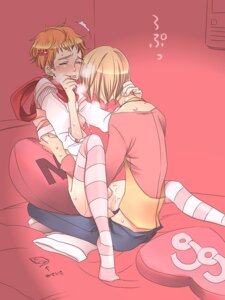 Rating: Explicit Score: 0 Tags: 2boys anal anal_penetration androgynous blonde_hair blush brown_hair clothed_sex clothing crossdressing femboy food footwear fruit gay hair_ornament human human_only kumonosuke male male_only multiple_boys multiple_males natts no_panties pillow pink_socks precure pretty_cure rule34 scarf sex short_hair socks stockings strawberry striped_socks sweat tears thigh_socks thighhighs upright_straddle white_socks yaoi yes!_precure_5 User: bunchy7s