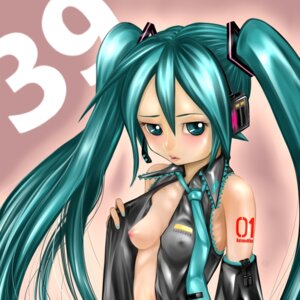 Rating: Explicit Score: 0 Tags: 1girl aqua_eyes aqua_hair breasts covered_nipples detached_sleeves female hatsune_miku headphones headset long_hair necktie nipples open_clothes open_shirt rule34 shirt small_breasts solo tagme twintails vocaloid User: bunchy7s