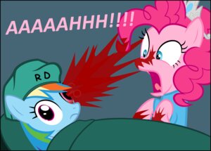 Rating: Questionable Score: 0 Tags: 2014 aaaaa bed black_border blood blue_body blue_fur bodily_fluids border clothing comic death digital_media_(artwork) duo e621 earth_pony equid equine eye_injury eye_torture eyewear female feral friendship_is_magic fur furniture glasses green_eyes hair hasbro hat headgear headwear horse mammal multicolored_hair my_little_pony pinkie_pie_(mlp) pony purple_eyes rainbow_dash_(mlp) rainbow_hair scissors screaming surgeon_simulator text zacatron94 User: bunchy7s