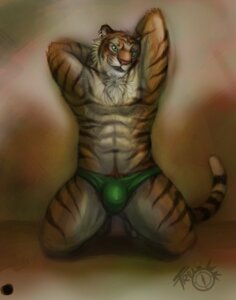 Rating: Questionable Score: 0 Tags: 2012 abs anthro biped bulge chest_tuft clothed clothing e621 ear_piercing felid front_view fur green_eyes hands_behind_head hi_res kneeling male mammal muscular muscular_anthro muscular_male navel pantherine panties pecs piercing pose pubes solo stripes tiger topless trunorth tuft underwear User: bunchy7s Rating: Questionable Score: 0 Tags: 2012 abs anthro biped bulge chest_tuft clothed clothing e621 ear_piercing felid front_view fur green_eyes hands_behind_head hi_res kneeling male mammal muscular muscular_anthro muscular_male navel pantherine panties pecs piercing pose pubes solo stripes tiger topless trunorth tuft underwear User: bunchy7s