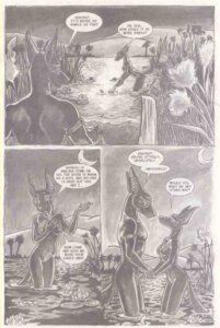Rating: Explicit Score: 0 Tags: 2000s_(media) animal_genitalia anthro anubian_jackal anubis_dark_desire apep_(caribou) breasts canid canine canis caribou_(artist) comic detailed_background dialogue duamutef duo e621 egyptian english_text female fully_sheathed genitals greyscale hand_holding hi_res jackal khaybat lily_pad love male male/female mammal monochrome moon nipples nude oasis outside plant river romantic romantic_ambiance romantic_couple sepia sheath skinny_dipping speech_bubble tail text traditional_media_(artwork) tree vulva water User: bunchy7s
