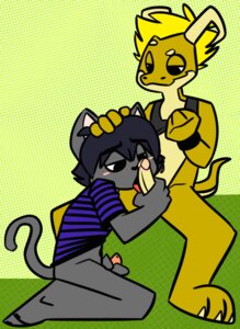 Rating: Explicit Score: 0 Tags: anthro anthro_on_anthro billie_joe billie_joe_armstrong cat feline gay green_day licking_penis male male_only mike_dirnt penis rule34 tagme User: bunchy7s