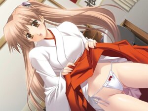 Rating: Explicit Score: 0 Tags: bow bow_panties female game_cg goma_satoshi hakama japanese_clothes miko oshiete_miko_sensei oshiete_miko_sensei_(series) panties rule34 side-tie_panties skirt skirt_lift solo underwear white_panties yajima_kasumi User: bunchy7s