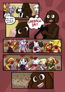 Rating: Questionable Score: 0 Tags: annoyed anthro april_fools'_day ar-15 bittersweet_candy_bowl blood blood_from_eye blood_from_mouth blood_in_mouth blood_on_chest blood_on_face blood_splatter bodily_fluids bullet_wound canid canine canis crying daisy_(bcb) dark_humor david_(bcb) death domestic_cat domestic_dog dominant dominant_male e621 english_text enthusiastic eye_injury felid feline felis female female_death gore grin group gun holidays humor jessica_(bcb) khao_manee killing lucy_(bcb) male mammal massacre meme multiple_deaths parody ranged_weapon rifle scared shot_in_head smile taeshi_(artist) tears text weapon User: bunchy7s