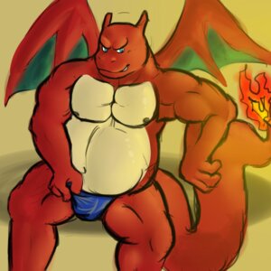 Rating: Questionable Score: 0 Tags: 1:1 anthro belly biceps big_muscles bin_(artist) charizard clothed clothing dragon e621 fire flaming_tail generation_1_pokemon male manly membrane_(anatomy) membranous_wings musclegut muscular muscular_anthro muscular_male mythological_creature mythological_scalie mythology nanaki nintendo orange_body orange_skin overweight overweight_anthro overweight_male pecs pokemon pokemon_(species) pose scalie skimpy solo speedo swimwear tail teasing topless wings User: bunchy7s