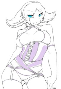 Rating: Questionable Score: 0 Tags: 2011 anthro blue_eyes breasts brigit_(happysin) clothing corset digital_media_(artwork) e621 ear_piercing female lagomorph leporid lingerie mammal niis panties piercing rabbit simple_background solo topwear underwear white_background User: bunchy7s