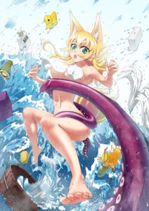 Rating: Questionable Score: 0 Tags: animal_humanoid barefoot blonde_hair bucket canid canid_humanoid canine canine_humanoid censored container convenient_censorship e621 feet female foreshortening fox fox_humanoid glycyrrhizae green_eyes hair hindpaw humanoid leg_censor mammal mammal_humanoid nude open_mouth paws rubber_duck solo tail tentacles toes towel water User: bunchy7s
