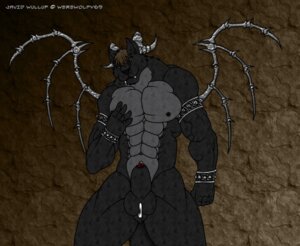 Rating: Explicit Score: 0 Tags: abs animal_genitalia anthro balls canid canine canis demon domestic_dog e621 fangs genital_piercing genitals horn looking_at_viewer male mammal muscular muscular_anthro muscular_male nude penis penis_tip piercing pose presenting scrotum_piercing sheath solo teeth vein werewolfhero User: bunchy7s