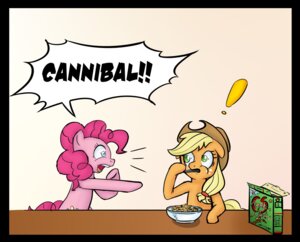 Rating: Safe Score: 0 Tags: applejack_(mlp) applejacks black_border blonde_hair blue_eyes border cereal clothing cowboy_hat cutie_mark duo e621 earth_pony english_text equid equine female feral food freckles friendship_is_magic green_eyes hair hasbro hat headgear headwear hi_res horse mammal my_little_pony open_mouth pink_hair pinkie_pie_(mlp) pony tail text vicse User: bunchy7s