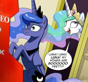 Rating: Safe Score: 0 Tags: 2013 arcade blue_eyes crown cutie_mark duo e621 english_text equid equine feathered_wings feathers female feral friendship_is_magic gold_(metal) hair hasbro headgear horn jewelry john_joseco long_hair mammal moon multicolored_hair my_little_pony mythological_creature mythological_equine mythology necklace princess princess_celestia_(mlp) princess_luna_(mlp) purple_eyes royalty sparkles tail text tiara unicorn winged_unicorn wings User: bunchy7s