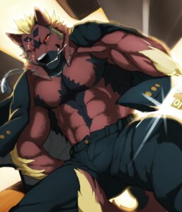 Rating: Safe Score: 0 Tags: abs anthro backlighting barazoku black_body black_fur black_nose blonde_hair bottomwear brown_body brown_fur bulge canid canine canis claws clothed clothing detailed detailed_background dog_tags dutch_angle e621 eye_scar facial_scar fur hair holding_clothing holding_object jacket light lighting looking_at_viewer low-angle_view male mammal mouth_hold muscular muscular_anthro muscular_male null-ghost pants pupils red_eyes scar short_hair slit_pupils solo tail tail_between_legs toony topless topwear wolf User: bunchy7s Rating: Safe Score: 0 Tags: abs anthro backlighting barazoku black_body black_fur black_nose blonde_hair bottomwear brown_body brown_fur bulge canid canine canis claws clothed clothing detailed detailed_background dog_tags dutch_angle e621 eye_scar facial_scar fur hair holding_clothing holding_object jacket light lighting looking_at_viewer low-angle_view male mammal mouth_hold muscular muscular_anthro muscular_male null-ghost pants pupils red_eyes scar short_hair slit_pupils solo tail tail_between_legs toony topless topwear wolf User: bunchy7s
