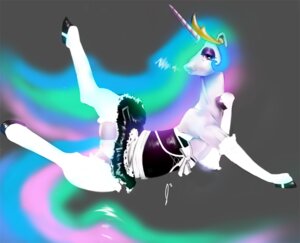 Rating: Explicit Score: 0 Tags: 2013 alternative_fashion bottomwear clothing crown dancewear e621 equid equine female feral friendship_is_magic goth gothic_lolita hair hasbro headgear horn j-fashion legwear lolita_(fashion) long_hair looking_at_viewer lying maid_uniform mammal mothercrow multicolored_hair my_little_pony mythological_creature mythological_equine mythology on_side panties princess_celestia_(mlp) purple_eyes skirt solo spread_legs spreading stockings tutu underwear unicorn uniform User: bunchy7s