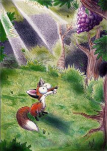 Rating: Safe Score: 0 Tags: 2008 ambiguous_gender canid canine culpeofox e621 feral food fox fruit grape light mammal plant red_fox solo sunlight tail toony true_fox User: bunchy7s
