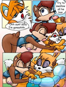 Rating: Explicit Score: 0 Tags: 1boy age_difference anthro archie_comics areola ass balls balls_fondling bent_over black_nose bottomless breasts brown_fur brown_hair bunnie_rabbot canine chipmunk closed_eyes collaborative_fellatio comic cybernetics cyborg diphallia diphallism double_fellatio english_text eyelashes eyeshadow fbz fellatio female fluffy_tail fox fur furry furry_ears furry_only furry_tail hand_on_head handjob lagomorph large_breasts larger_female male mammal mobian_(species) multi_genitalia multi_penis multi_tail nipples open_mouth oral oral_sex orange_fur penis penis_grab precum rabbit rodent rule34 sally_acorn sega size_difference smaller_male sonic_(series) sonic_satam sonic_the_hedgehog_(archie) sonic_the_hedgehog_(comics) sonic_the_hedgehog_(series) squirrel straight tail tails tails_the_fox tan_fur teacher's_pets teamwork text two-tone_fur vest whiskers white_fur User: bunchy7s
