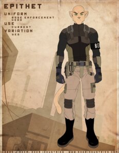 Rating: Safe Score: 0 Tags: 2009 anthro armband bald boots clothing cougar e621 english_text epithet felid feline footwear gloves green_eyes handwear j_axer male mammal military military_uniform shoes solo tail text uniform User: bunchy7s