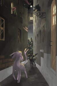 Rating: Safe Score: 0 Tags: 2008 alley ambiguous_gender avian biped bird canid canine clothing detailed_background digital_media_(artwork) duo_focus e621 eeveelution espeon feathered_wings feathers feral generation_2_pokemon group hat headgear headwear mammal mostly_nude murkrow night nintendo nude outside pokemon pokemon_(species) purple_eyes quadruped rape_face red_eyes tail umbreon wings 月光ホタル＠ついった User: bunchy7s