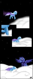 Rating: Safe Score: 0 Tags: absurd_res blue_body blue_eyes blue_fur cape clothing cloud comic cutie_mark e621 equid equine feathered_wings feathers female feral friendship_is_magic fur hair half-closed_eyes hasbro hi_res horn magic mammal multicolored_hair my_little_pony mythological_creature mythological_equine mythology narrowed_eyes night princess_luna_(mlp) spread_wings star theparagon trixie_(mlp) two_tone_hair unicorn winged_unicorn wings User: bunchy7s