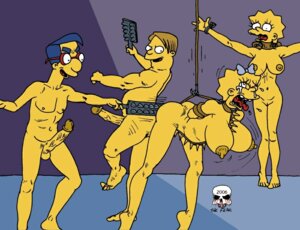 Rating: Explicit Score: 0 Tags: 2boys 2girls aged_up collar erect_nipples erect_while_spanking female hair_bow large_penis lisa_simpson maggie_simpson male martin_prince milhouse_van_houten nipples nmnf nude_male_nude_female paddles penis penis_size_difference rape red_ass rule34 slightly_chubby spank spanked spanking the_fear the_simpsons torture veiny_penis yellow_body User: bunchy7s