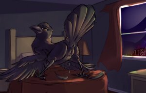 Rating: Explicit Score: 0 Tags: anus ass_up avian avian_butt avian_feet bed bird bodily_fluids brown_eyes butt carrot_(artist) corvid corvus_(genus) detailed_background digital_media_(artwork) e621 female female_feral feral furniture genital_fluids genitals looking_at_viewer looking_back looking_back_at_viewer nude oscine passerine presenting presenting_hindquarters presenting_vulva raven solo vaginal_fluids vulva window User: bunchy7s