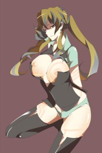 Rating: Explicit Score: 0 Tags: areola areolae black_legwear black_thighhighs breasts earrings female glow glowing highres jewelry large_breasts multicolored_hair nanao nia_teppelin nipples open_clothes open_shirt panties rule34 shirt tengen_toppa_gurren_lagann thighhighs tied_hair twintails underwear User: bunchy7s