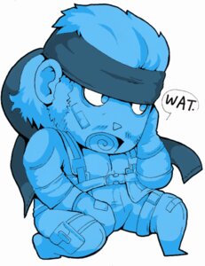 Rating: Safe Score: 0 Tags: blue_and_white blue_eyes chibi e621 grandfathered_content human human_only konami male mammal metal_gear monochrome not_furry olimarpuke-chan solid_snake solo User: bunchy7s