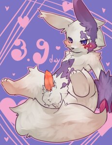 Rating: Explicit Score: 0 Tags: alternate_color balls blue_eyes blush claws e621 english_text erection feral fluffy fluffy_tail generation_3_pokemon genitals hi_res kosian male mammal markings nintendo penis pokemon pokemon-specific_day pokemon_(species) solo tail text zangoose zangoose_day User: bunchy7s