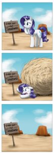 Rating: Safe Score: 0 Tags: 2014 absurd_res blue_eyes cloud comic cutie_mark desert e621 english_text equid equine female feral friendship_is_magic hair hasbro hi_res horn humor mammal my_little_pony mythological_creature mythological_equine mythology otakuap outside purple_hair quadruped rarity_(mlp) scared sign sky solo surprised text tumbleweed unicorn User: bunchy7s
