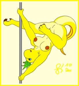 Rating: Explicit Score: 0 Tags: anthro anus border breasts claws dancing e621 female flexible genitals leza_zingy lizard nipples non-mammal_breasts non-mammal_nipples nude pole pole_dancing pussy reptile rule34 scalie sen-en sen_grisane_(artist) solo stripper_pole tail upside-down upside_down vulva yellow yellow_body yellow_border User: bunchy7s