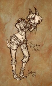 Rating: Safe Score: 0 Tags: bob_cut breasts character_name clothed clothing collar detachable detachable_head e621 felid female fleance holding_object human looking_at_viewer mammal nadia_fortune sketch skimpy skullgirls smile solo standing text watermark User: bunchy7s