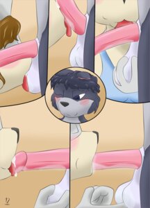 Rating: Explicit Score: 0 Tags: balls balls_fondling blush female foreplay licking male oral penis precum rule34 shifty-powers teasing tongue User: bunchy7s