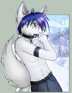 Rating: Safe Score: 0 Tags: anthro arctic azra_(azrafox) azrafox canid canine character_badge_(artwork) e621 fox fur male mammal snow solo tail white_body white_fur User: bunchy7s