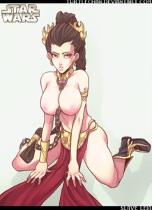 Rating: Explicit Score: 0 Tags: areolae braid breasts erect_nipples female loincloth metal_bikini nipples princess_leia_organa return_of_the_jedi rule34 slave_bikini slave_leia star_wars turtlechan User: bunchy7s