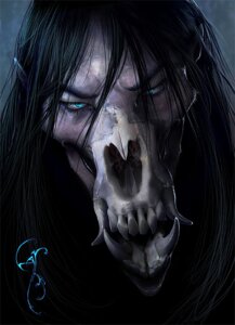 Rating: Safe Score: 0 Tags: black_hair blue_eyes bone e621 female hair headshot_portrait looking_at_viewer mammal monster naomi_chen photo_manipulation photomorph portrait self_portrait simple_background skull solo third-party_edit User: bunchy7s