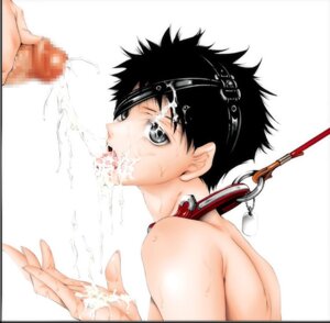 Rating: Explicit Score: 0 Tags: collar cum cum_in_mouth facial leash looking_at_viewer male nude rule34 yaoi User: bunchy7s Rating: Explicit Score: 0 Tags: collar cum cum_in_mouth facial leash looking_at_viewer male nude rule34 yaoi User: bunchy7s