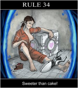 Rating: Questionable Score: 0 Tags: barefoot black_forest_cake breasts brown_hair cake chell cigarette clothed clothing dessert e621 feet female female_human food grandfathered_content hair heart_symbol human inanimate_object jesse_mcgibney_(artist) jumpsuit light_body light_skin lit_cigarette long_fall_boots machine mammal mcgibs motivational_poster nipples not_furry one_breast_out orange_clothing orange_jumpsuit portal portal_(series) portal_gun sitting sitting_on_ground soles solo test_chamber the_cake third-party_edit toes unknown_editor valve valve_corporation weighted_companion_cube User: bunchy7s