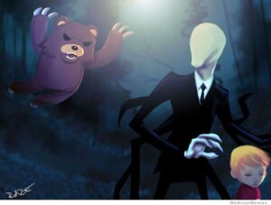 Rating: Safe Score: 0 Tags: accessory ambiguous_gender back_tentacles bear black_eyes blonde_hair brown_body brown_fur claws clothed clothing creepypasta detailed_background e621 faceless forest fully_clothed fur group hair human humor light male mammal meme moonlight necktie night outside pedobear plant slenderman source_request suit tentacles tree unknown_artist wood young User: bunchy7s