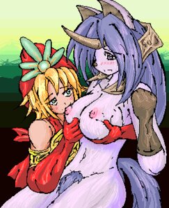 Rating: Explicit Score: 0 Tags: anthro areola big_breasts breast_fondling breast_grab breast_play breast_squeeze breast_suck breasts canid canine duo e621 female female/female fondling hand_on_breast hero human interspecies legend_of_mana low_res mammal mana_(series) nipple_fetish nipple_play nipple_suck nipples pubes sierra_(mana) square_enix squeezing sucking tail unknown_artist User: bunchy7s