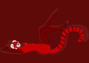 Rating: Questionable Score: 0 Tags: 2014 ailurid anthro breasts digital_media_(artwork) e621 female fur green_eyes jaxneesen looking_at_viewer mammal nipples nude pose red_panda smile solo User: bunchy7s