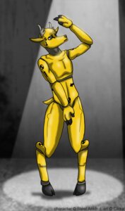 Rating: Safe Score: 0 Tags: 2014 anthro antlers ciirka cloven_hooves crash_test_dummy deer doll e621 hooves horn living_crash_test_dummy machine male mammal robot solo spotlight steel_ankh yellow_body User: bunchy7s