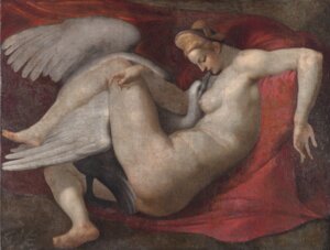 Rating: Explicit Score: 0 Tags: 1530 16th_century absurd_res anatid ancient_art anseriform anserine areola avian beak bestiality between_breasts bird breasts deity duo e621 european_mythology feathered_wings feathers female female_on_feral feral formal_art from_front_position greek_mythology hi_res human human_on_feral interspecies leda leda_and_the_swan lying male male/female male_on_human mammal michelangelo_di_lodovico_buonarroti_simoni missionary_position mythology nipples nude on_back painting_(artwork) princess public_domain renaissance romantic romantic_couple rosso_fiorentino royalty sex side_view swan traditional_media_(artwork) what_has_art_done wings zeus User: bunchy7s