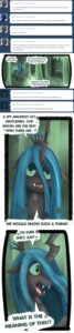 Rating: Safe Score: 0 Tags: absurd_res arthropod changeling_(mlp) comic e621 english_text female friendship_is_magic hasbro hi_res horn insect_wings long_image my_little_pony pablofiorentino queen_chrysalis_(mlp) shocked tall_image text tumblr wings User: bunchy7s