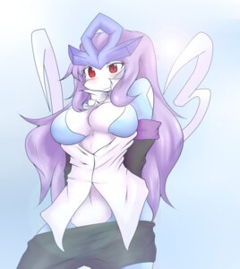 Rating: Questionable Score: 0 Tags: 2012 anthro blush breasts clothing digital_media_(artwork) e621 female geiru_mirua generation_2_pokemon hair legendary_pokemon long_hair navel nintendo pokemon pokemon_(species) pokemorph red_eyes simple_background smile solo suicune undressing User: bunchy7s