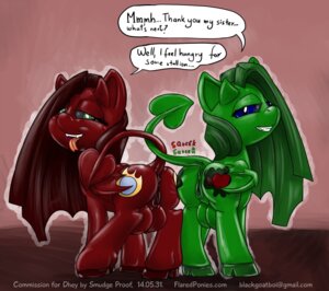 Rating: Explicit Score: 0 Tags: blue_eyes bodily_fluids butt butt_slap crotch_breasts cutie_mark demon digital_media_(artwork) dominant dominant_female duo e621 english_text equid equine fan_character female female/female feral genital_fluids genitals green_eyes hair hasbro latex looking_at_viewer mammal membrane_(anatomy) membranous_wings my_little_pony mythological_creature mythological_equine mythology pegasus presenting presenting_hindquarters slap smudge_proof snowball's_chance spanking submissive submissive_female teats text tongue tongue_out transformation url vaginal_fluids vulva wings User: bunchy7s