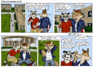 Rating: Safe Score: 0 Tags: aiden_harris anthro arm_around_shoulders canid canine canis closet_coon comic coyote dialogue duo_focus e621 ear_piercing english_text group leafdubois male mammal multiple_scenes piercing procyonid raccoon rodney_waters tail text whispering User: bunchy7s