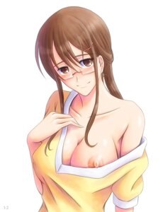 Rating: Explicit Score: 0 Tags: 1girls anime_nose another bonnie_(rsg) breasts brown_eyes brown_hair cleavage clothing collarbone female female_only glasses hair_ornament hairclip long_hair mikami_reiko nipple_slip nipples off_shoulder ponytail rule34 smile solo tied_hair User: bunchy7s