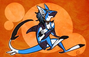 Rating: Safe Score: 0 Tags: 2009 anthro aquatic collar collar_tag e621 eyewear fish goggles land_shark_(species) male orange_eyes shark solo tail whiskeytown User: bunchy7s