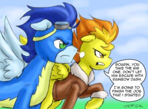 Rating: Safe Score: 0 Tags: blue_body blue_feathers comic dialogue duo e621 english_text equid equine feathered_wings feathers female feral friendship_is_magic hair hasbro male mammal my_little_pony mythological_creature mythological_equine mythology pegasus pluckyninja soarin_(mlp) spitfire_(mlp) text wings wonderbolts_(mlp) yellow_body yellow_feathers User: bunchy7s Rating: Safe Score: 0 Tags: blue_body blue_feathers comic dialogue duo e621 english_text equid equine feathered_wings feathers female feral friendship_is_magic hair hasbro male mammal my_little_pony mythological_creature mythological_equine mythology pegasus pluckyninja soarin_(mlp) spitfire_(mlp) text wings wonderbolts_(mlp) yellow_body yellow_feathers User: bunchy7s
